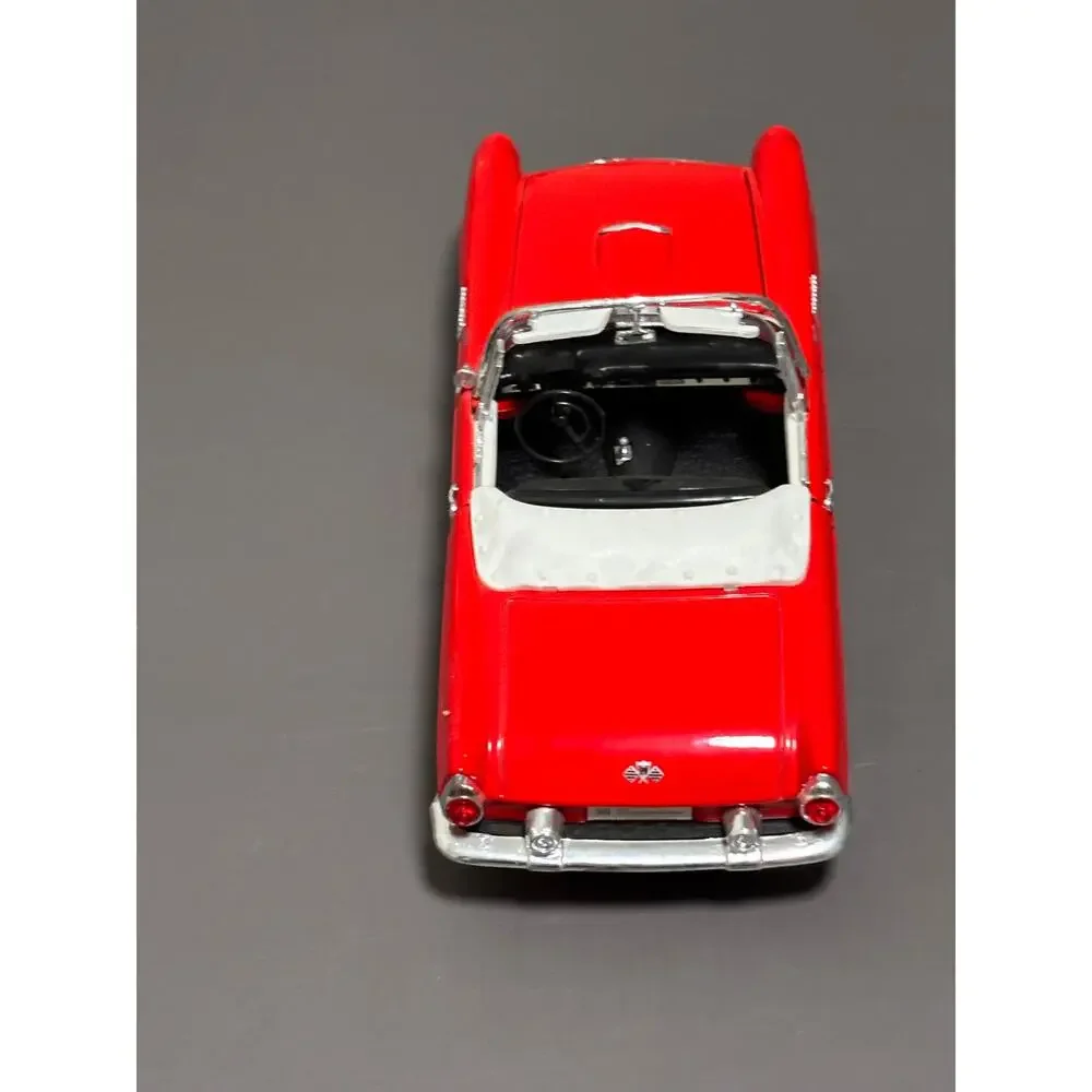 SS 7714 Sunnyside 1955 Ford Thunderbird Convertible 1:24 Scale Red Die Cast